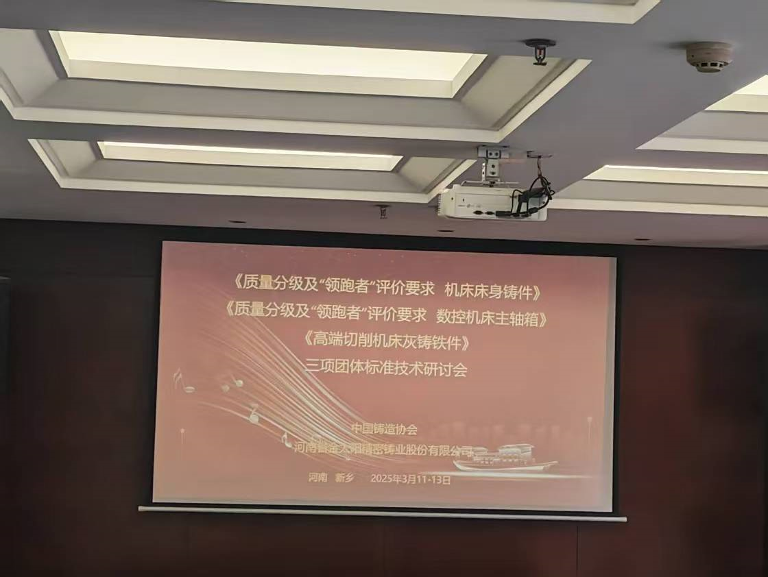 《高端金属切削机床灰铸铁件》等三项团体技术标准研讨会在利来最给利的老牌铸业召开